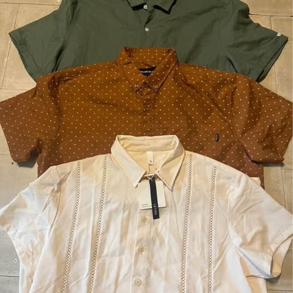 Men’s button-up dress shirt size XL Molokai Letsee